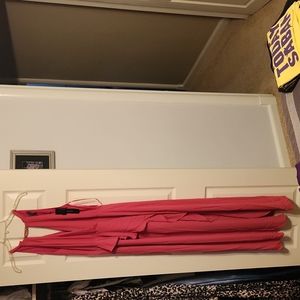 Bcbg pink halter size 8 gown